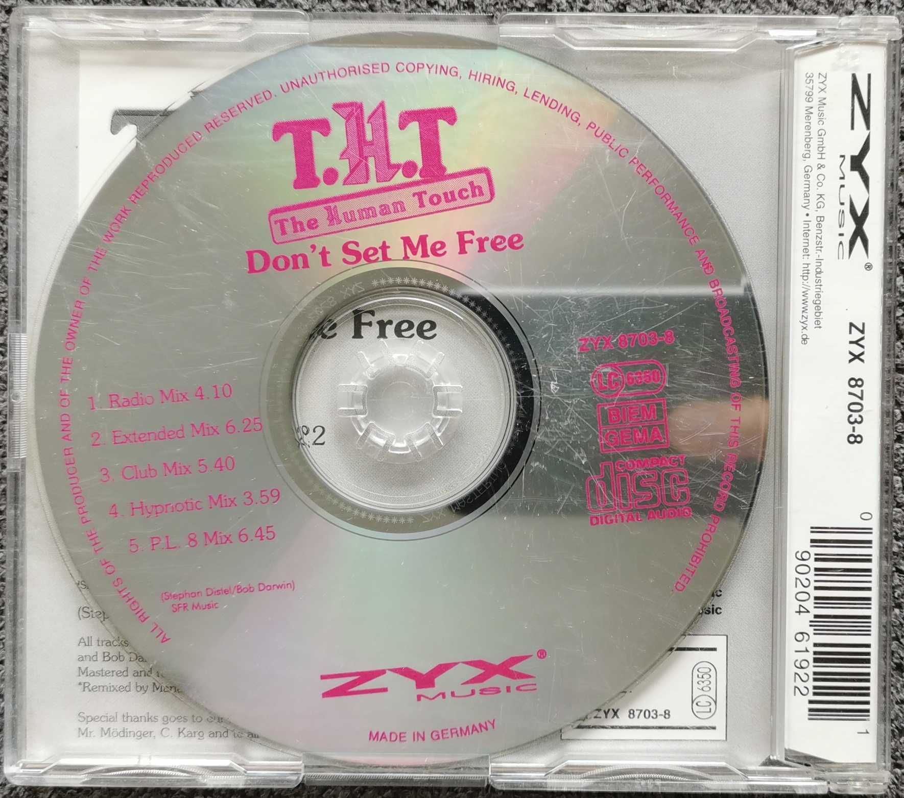 T.H.T. - Don't Set Me Free (Freestyle/Eurodance) (1997)