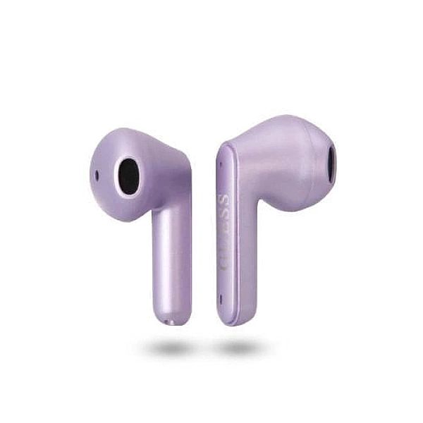 Guess słuchawki Bluetooth GUTWST82TRU TWS + stacja dokująca purpurowy/