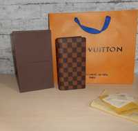 LOUIS VUITTON LV Męski portfel duży, skóra na present 62665-2