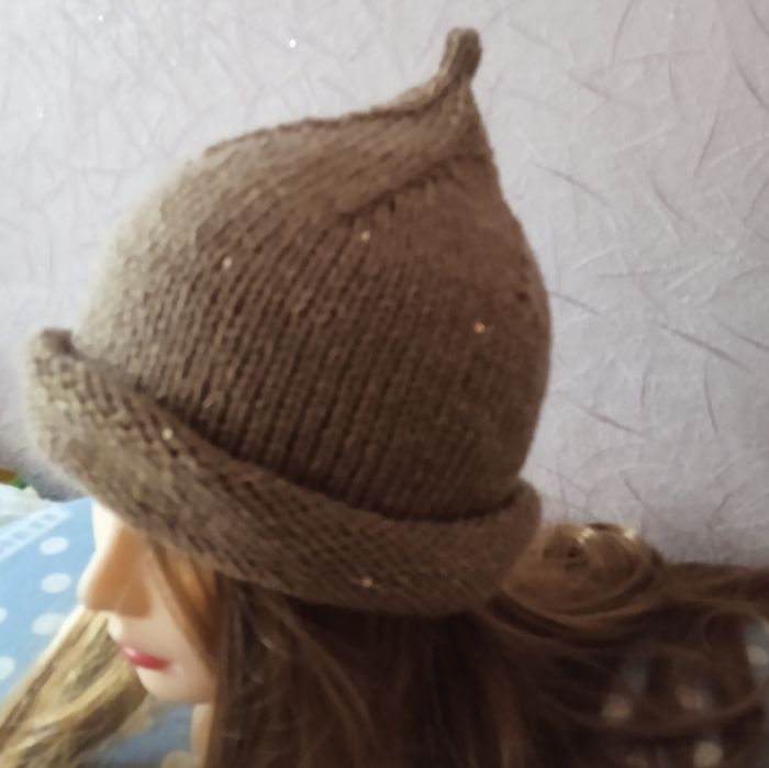 Новинка сезону! Шапочка біні ангори, або напіввовни з мікропаєтко