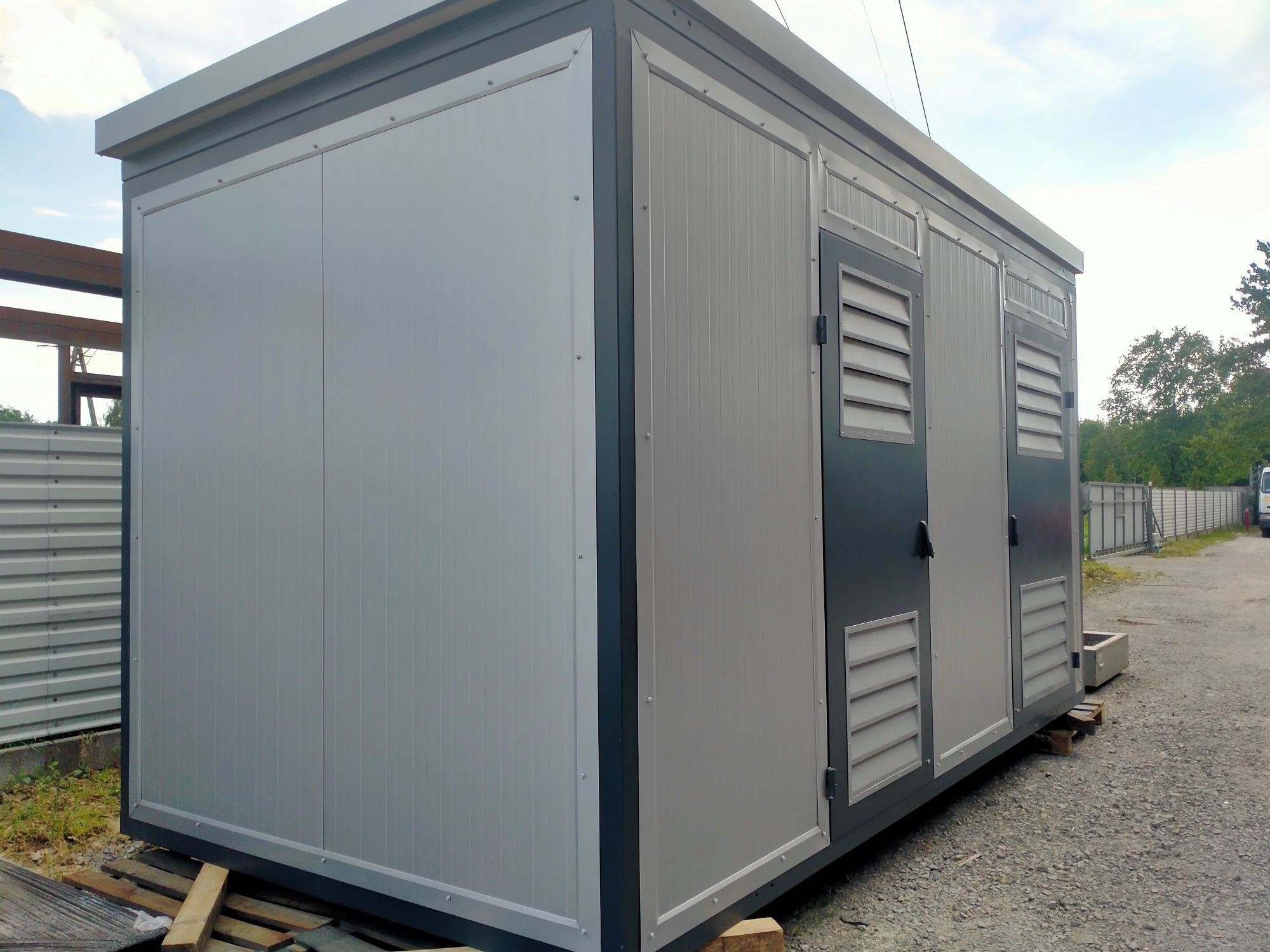 Stacja transformatorowa kontenerowa 2.5x5m