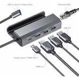 Adapter HUB USB-C Jsaux HDMI 4k 100W PD USB 3.1 100Mbps do Steam Deck