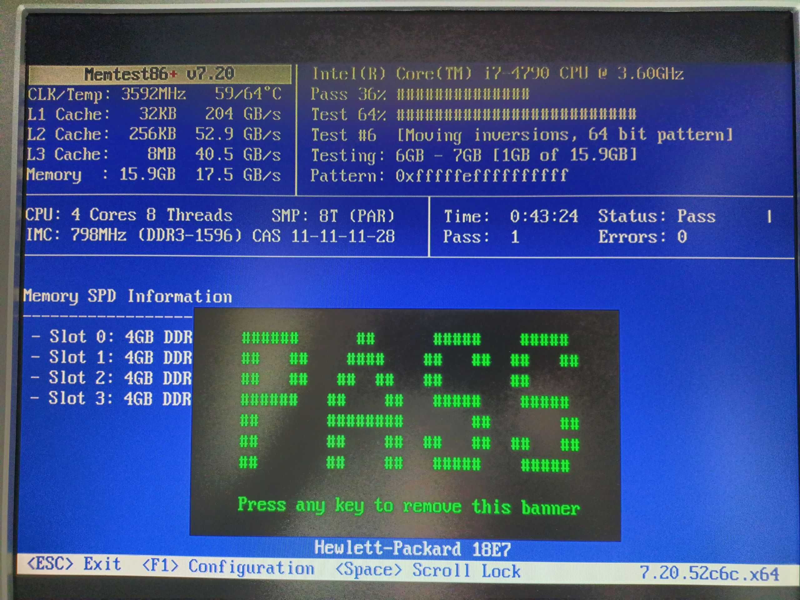 4Gb PC3-12800 Kingston Fury DDR3 1600Mhz  компьютерная. Игровая память