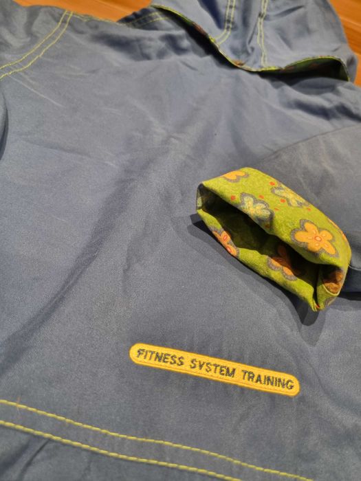 Kurtka przejściowa R 116 ROSSA POLAND kaptur kwiaty a'la płaszczyk