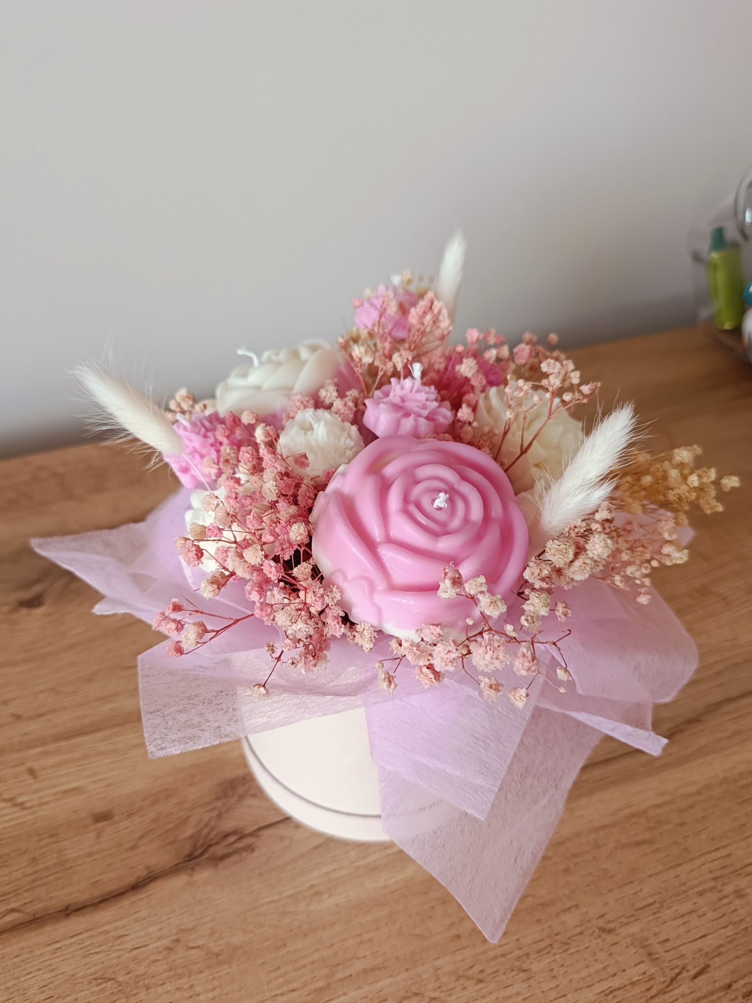 Flowerbox ze świec sojowych