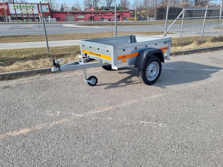 TEMARED ECO 1510  PROMOCJA przyczepa wymiar: 147x106x32 cm DMC:750 kg RZESZÓW DOSTAWA