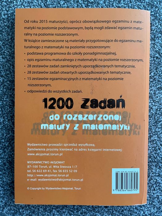 Testy maturalne matematyka rozszerzona