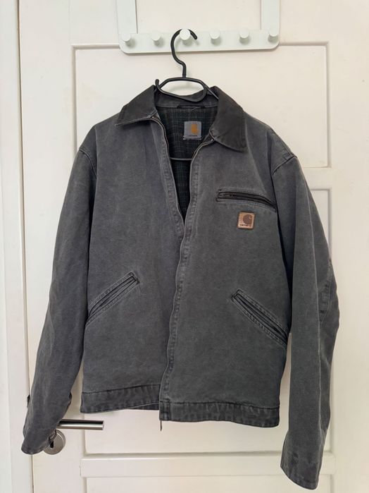 Great Condition Carhartt Detroit J97 Black Petrol - XL