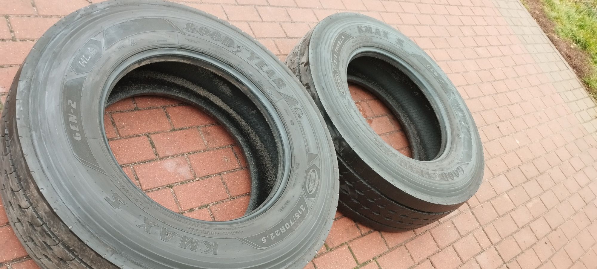 Goodyear 315/70R22.5, 17mm, 2022r, bezNapraw, 315/70/22.5, Wysyłka