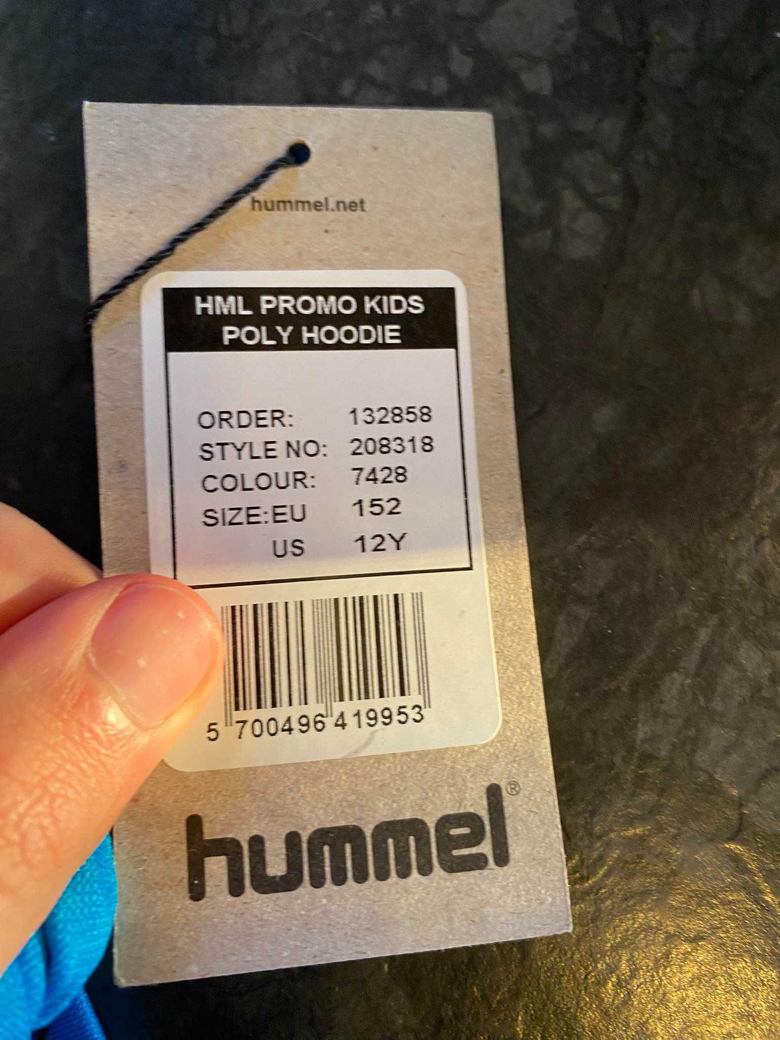 Niebieska Sportowa Bluza Hummel 152