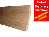 Cokół Listwa Przypodłogowa dębowa 30x55