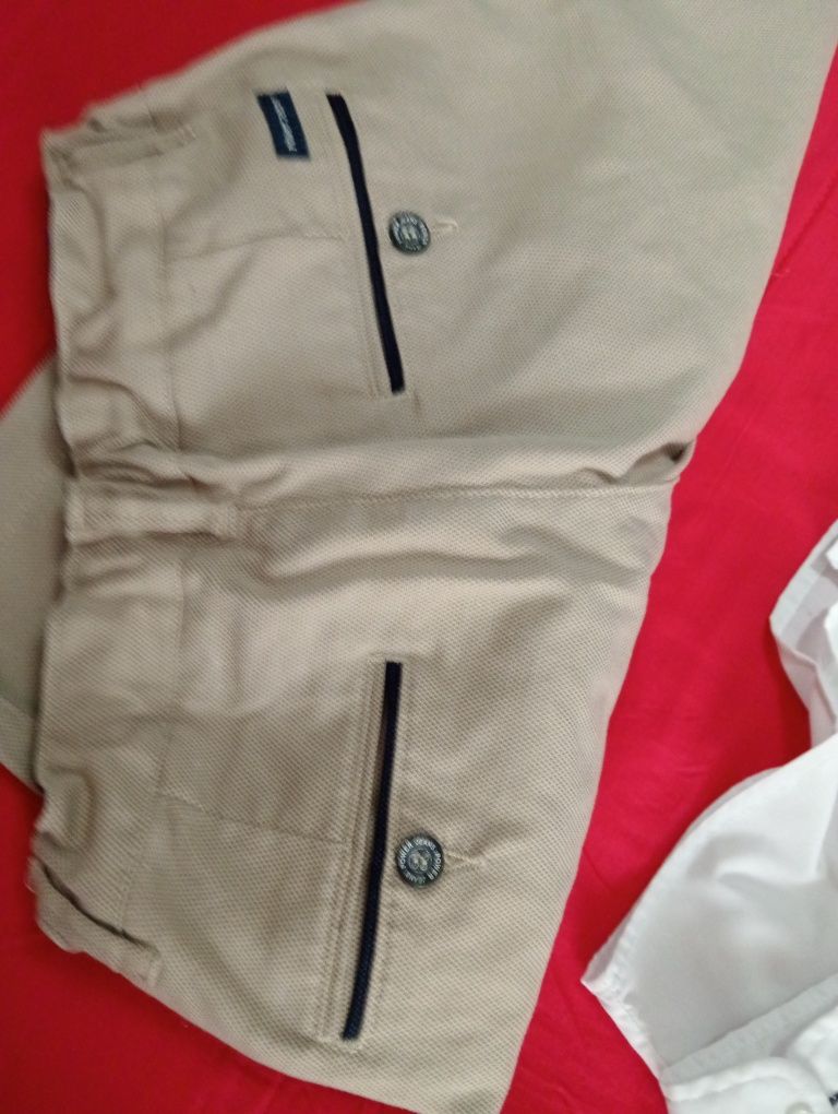 Calção e camisa.usado só um dia num batizado.