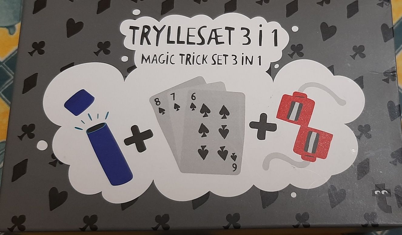 Caixa de magia Magic trick ser 3 in 1