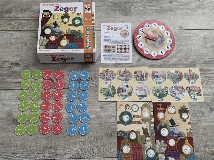 Zegar- gra edukacyjna Kapitan Nauka