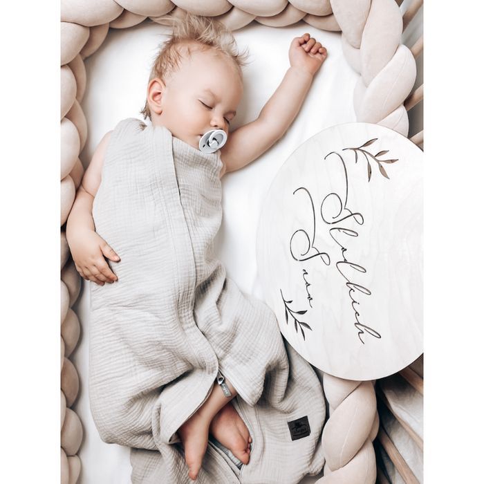 Dwustronny Śpiworek Muślinowy (0-4m) Rose - Sleepee