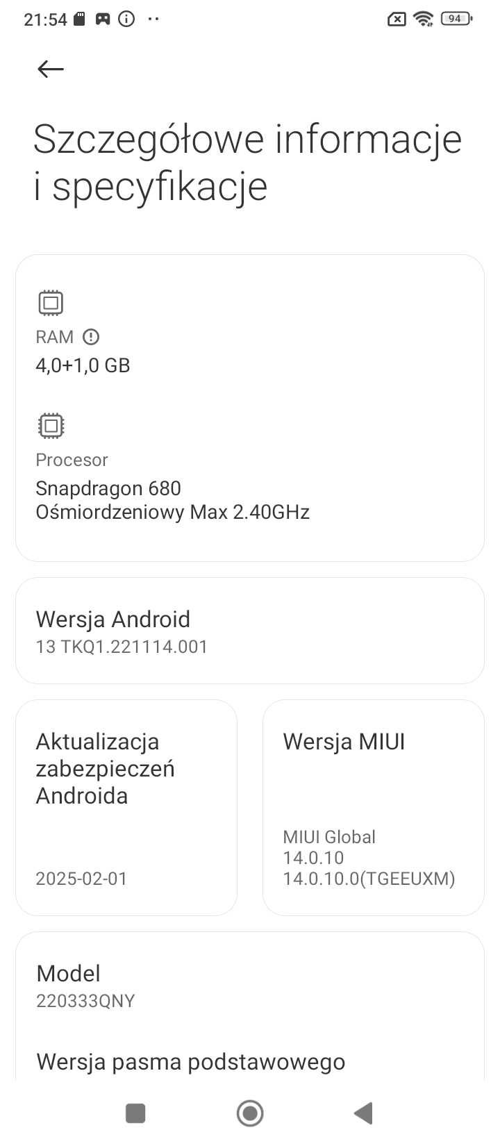 Xiaomi Redmi 10C 4 GB / 64 GB 4G (LTE) niebieski bez blokady