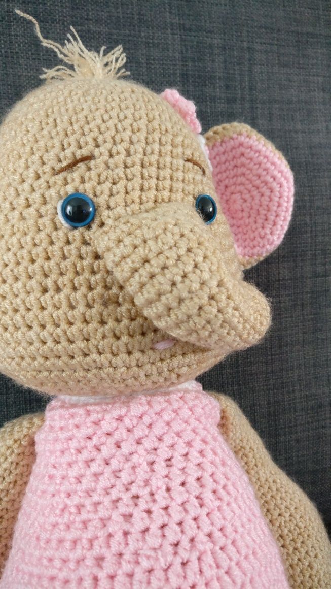 Boneca Elefante em Crochê