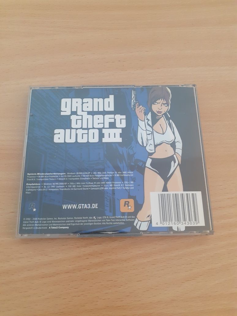 Grand theft auto GTA 3 gra PC