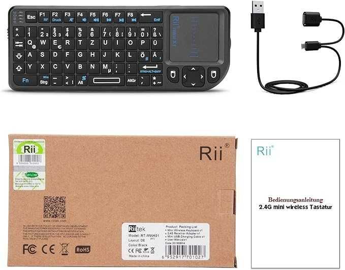 rii x1 mini klawiatura bezprzewodowa vv