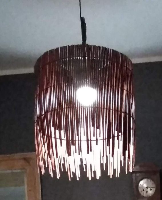 Duża lampa wisząca Ikea Rotvik babmus