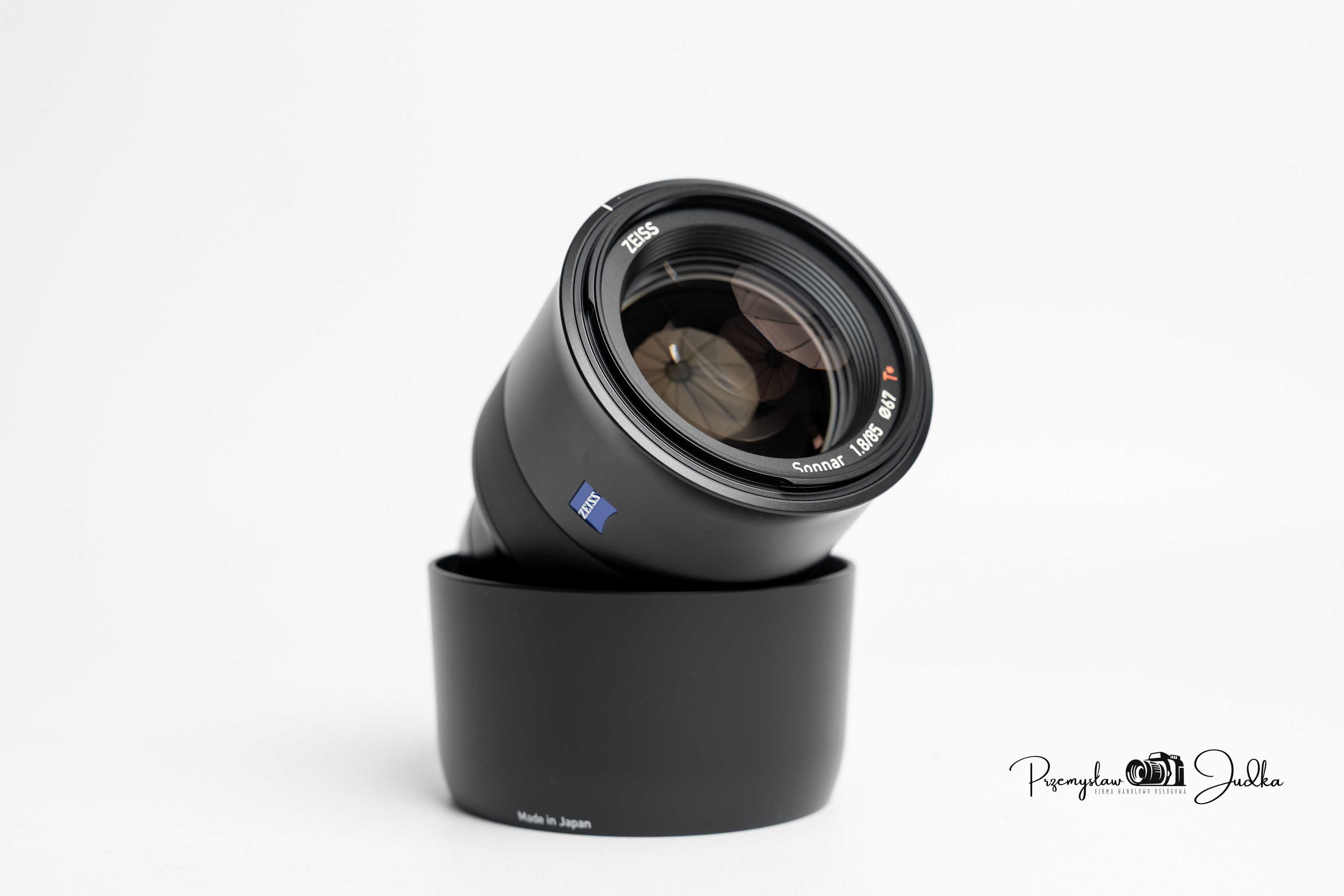 Carl Zeiss Batis 85mm f/1.8 do Sony E 85/1.8 igła | komplet | faktura
