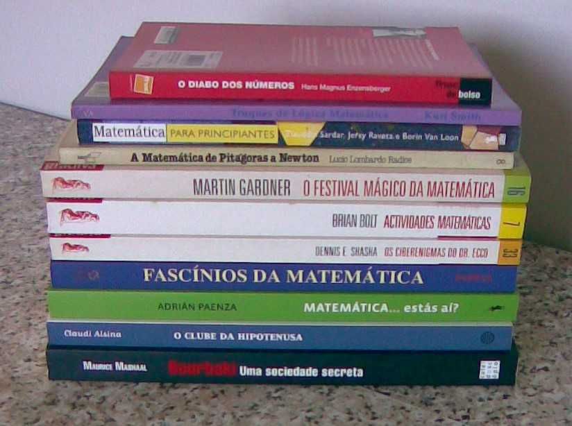 Matemática / Enigmas - Lote 11 livros - Venda individual