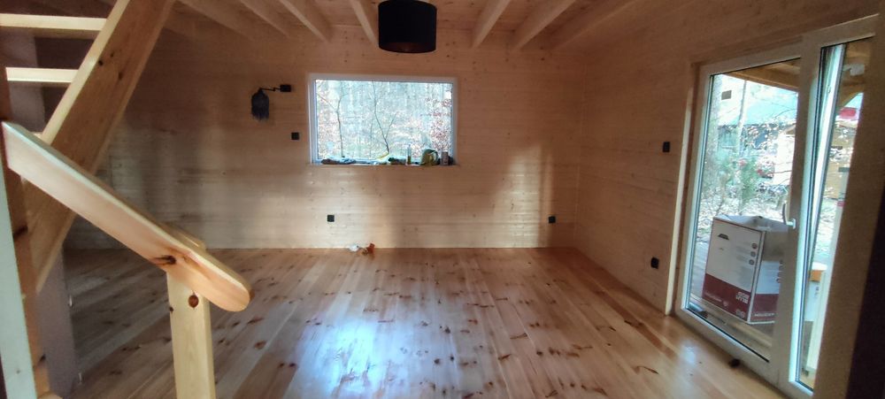 Dom Całoroczny na Zgloszenie WYKOŃCZONY 35m2 +35m  Mieszkalny 70m