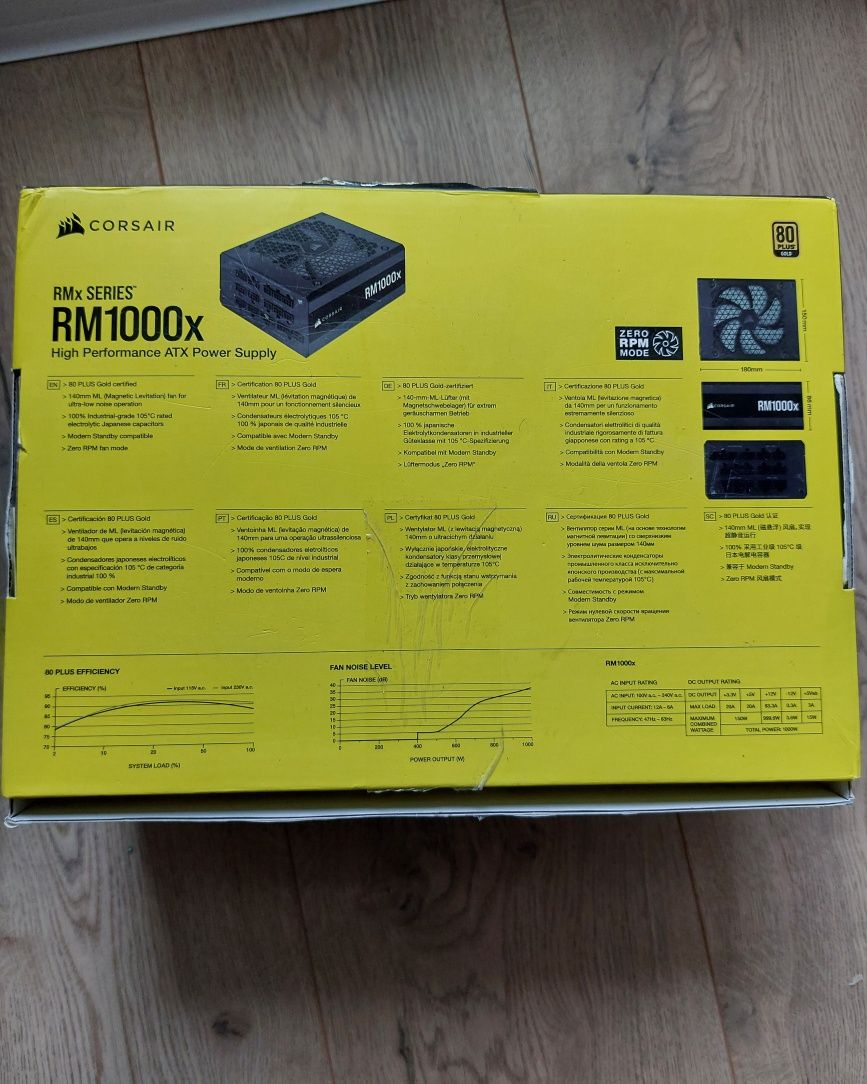 Corsair Nowy zasilacz modularny RM 1000x