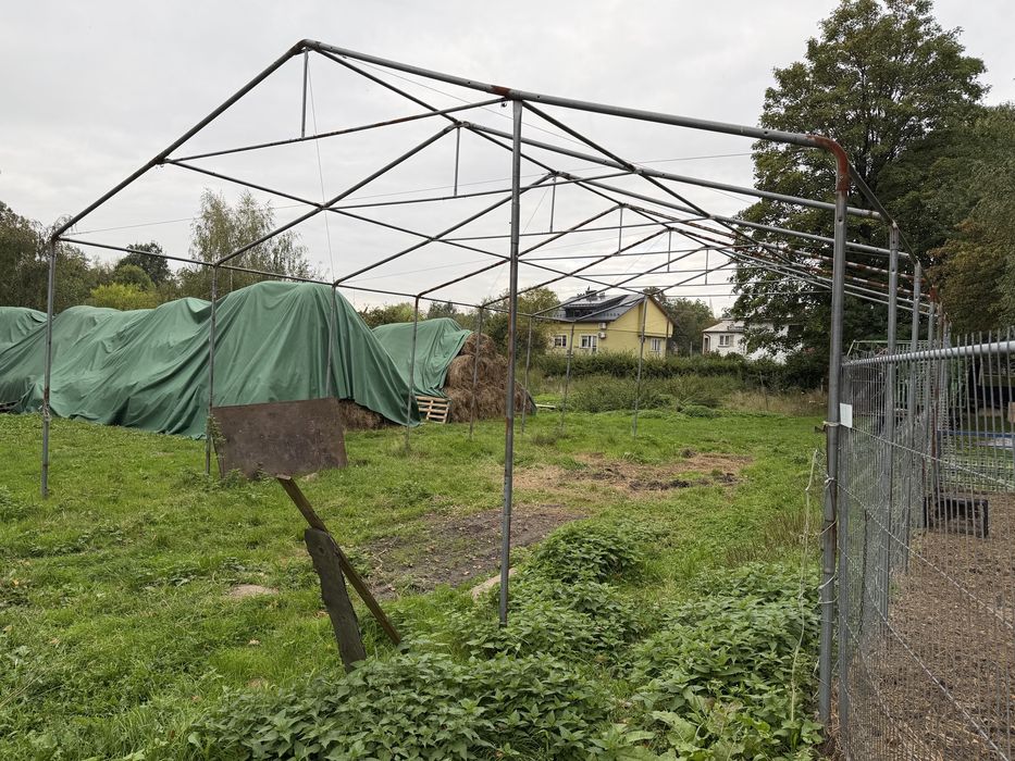 Stelaz namiotu namiot 8x12m bok 3m