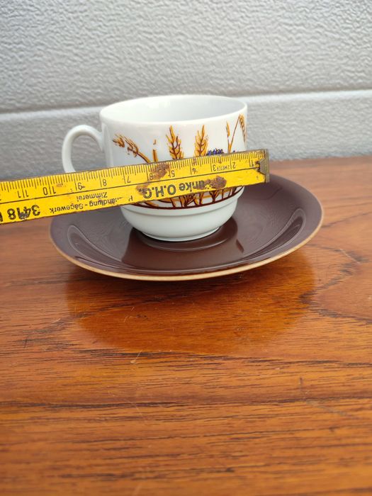 Porcelanowe Duo - motyw zboża - Kłos - design - Bareuther - B