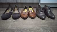 Кожаные замшевые женские туфли лодочки лоферы оксфорды 34-35