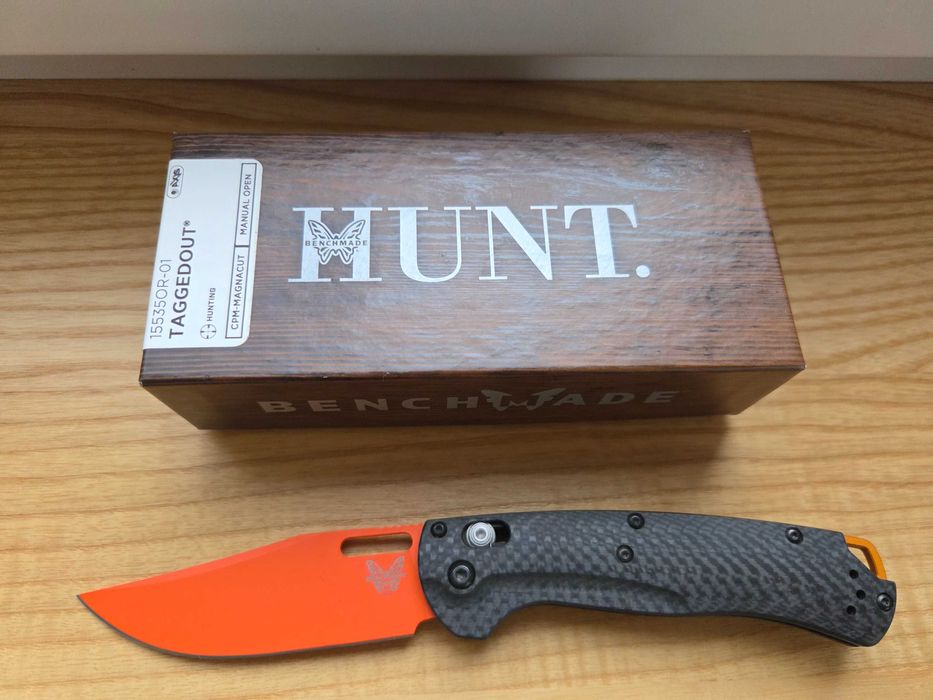 Nóż składany benchmade Benchmade 15535OR-01 Taggedout WARTOSC 1300zł