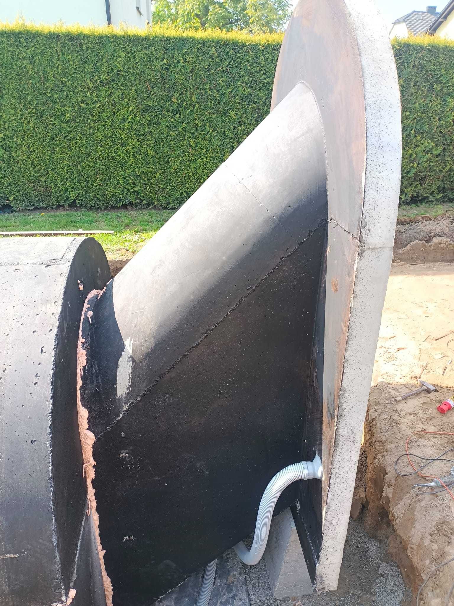 piwnica betonowa ogrodowa ziemianka 350 B30W8 tunel schody wentylacja