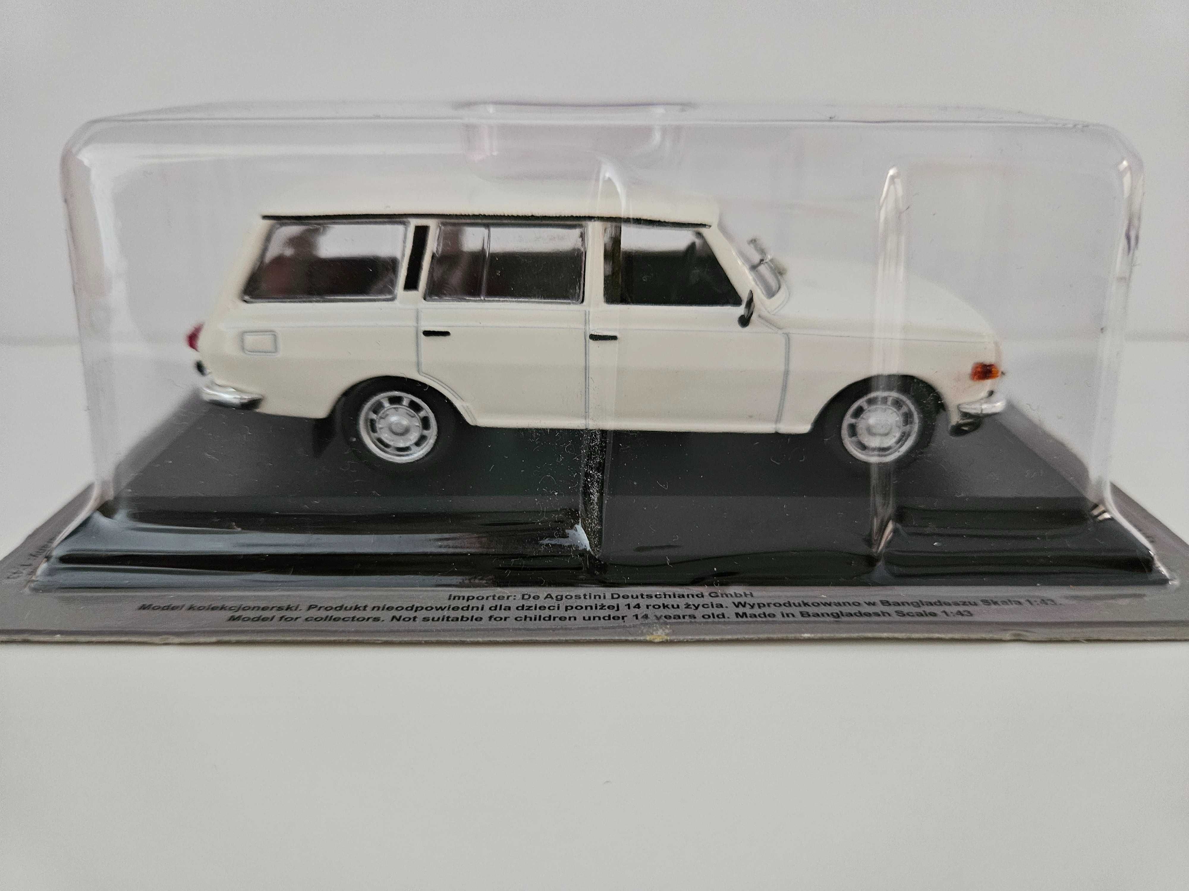 Model Wartburg 353 Tourist Kultowe Samochody PRL DeAgostini skala 1:43