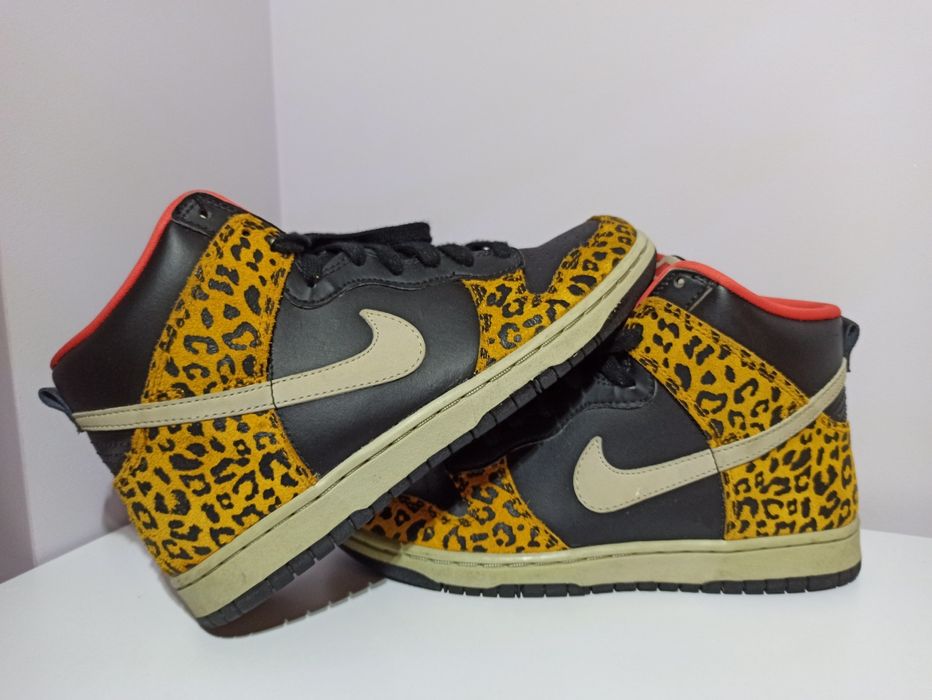 Nike DUNK High "Leopard" р.36