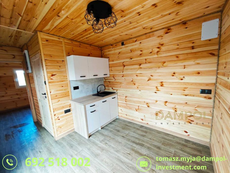 domek mobilny całoroczny - 30 m² / kontener /domek letniskowy