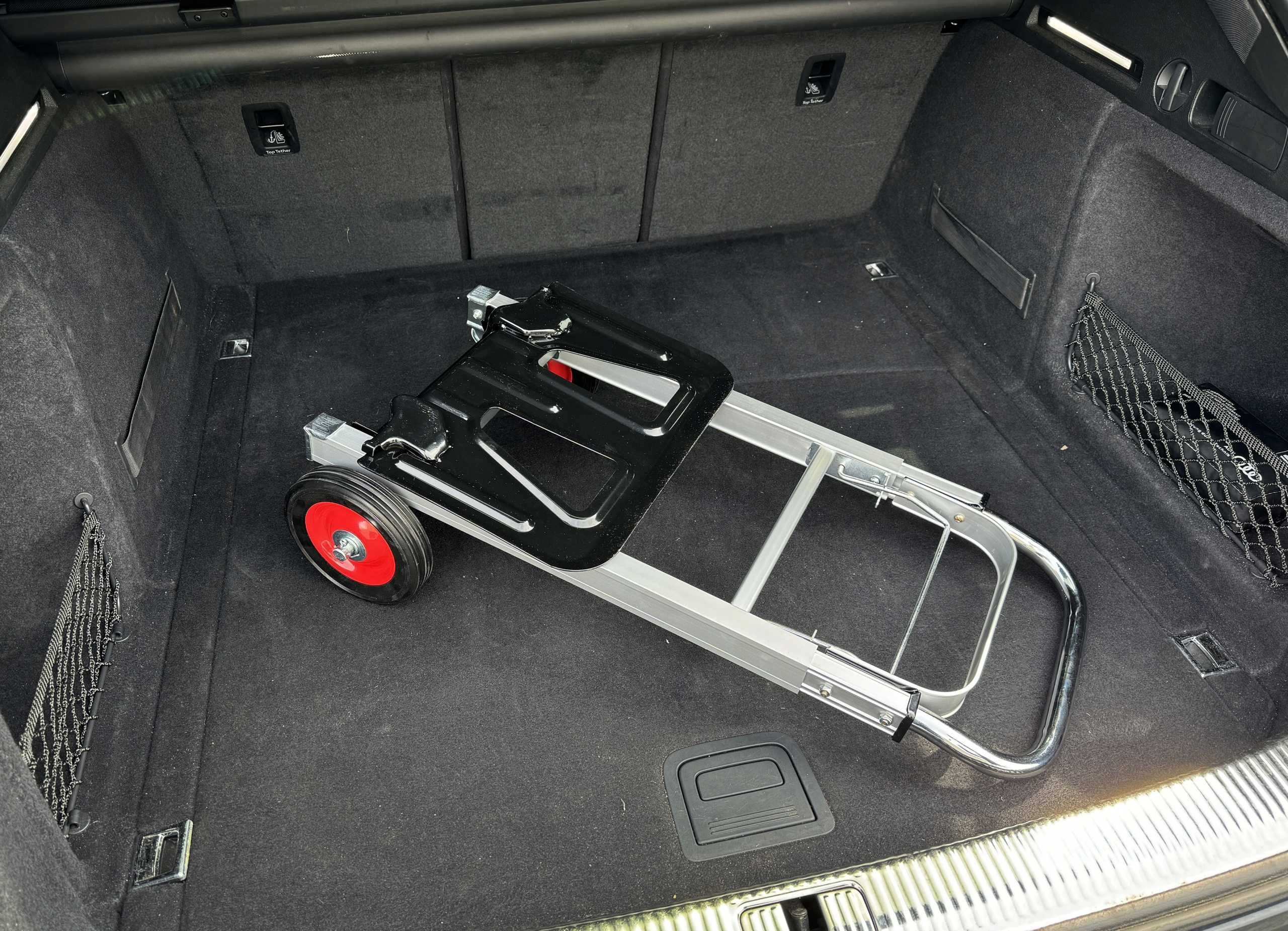 WÓZEK TRANSPORTOWY SKŁADANY 90kg młynarka, aluminiowy