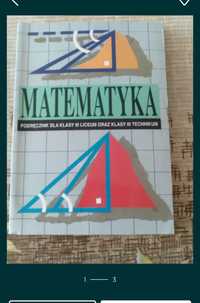 34. Matematyka-podręcznik do klasy III liceum i technikum stare podręc