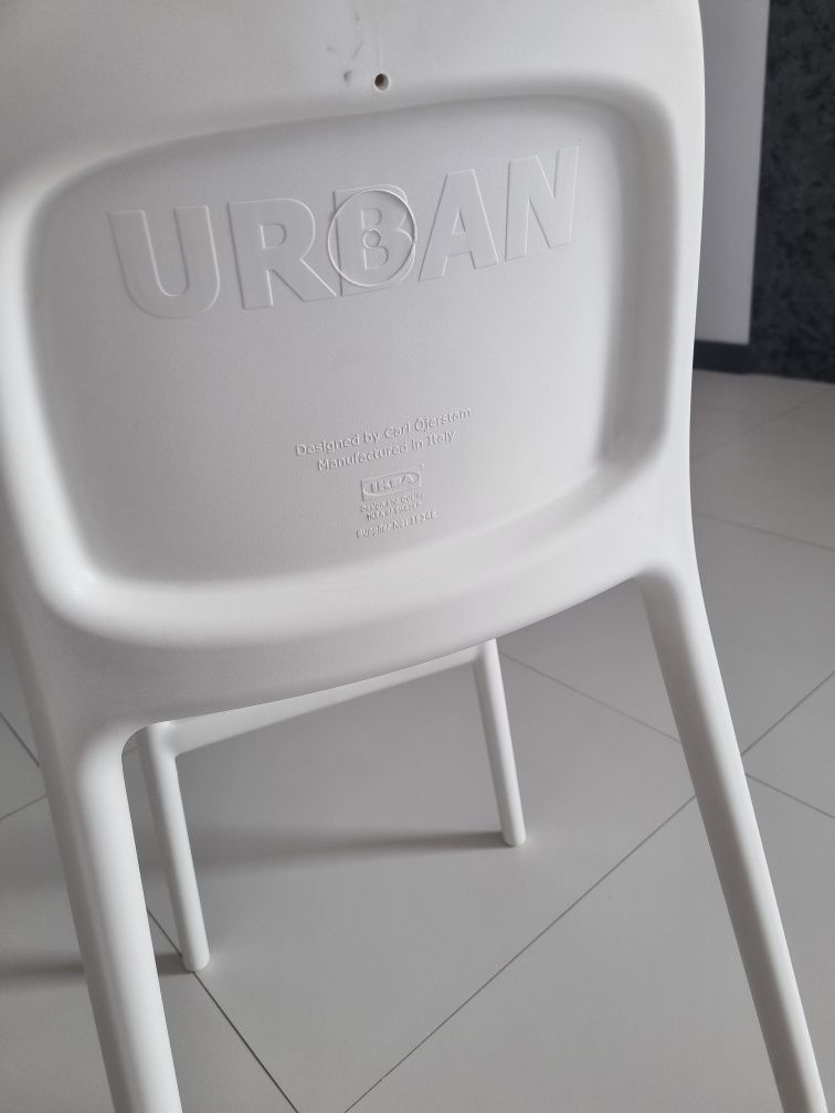 Urban ikea krzesełko białe krzesło