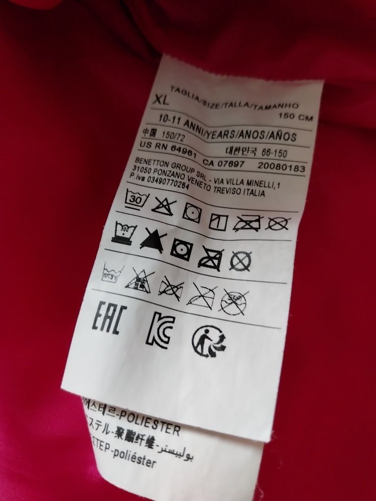 Casaco Benetton 10-11 anos
