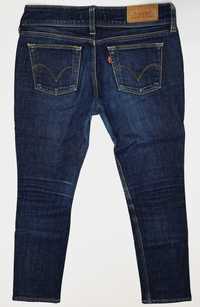 Spodnie jeansowe damskie biodrówki rurki firma Levis 571 rozmiar 29/30