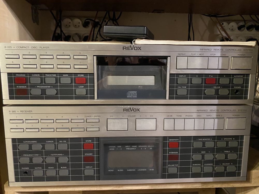 Revox b 225 b 285 cd amplituner zestaw b225 b285