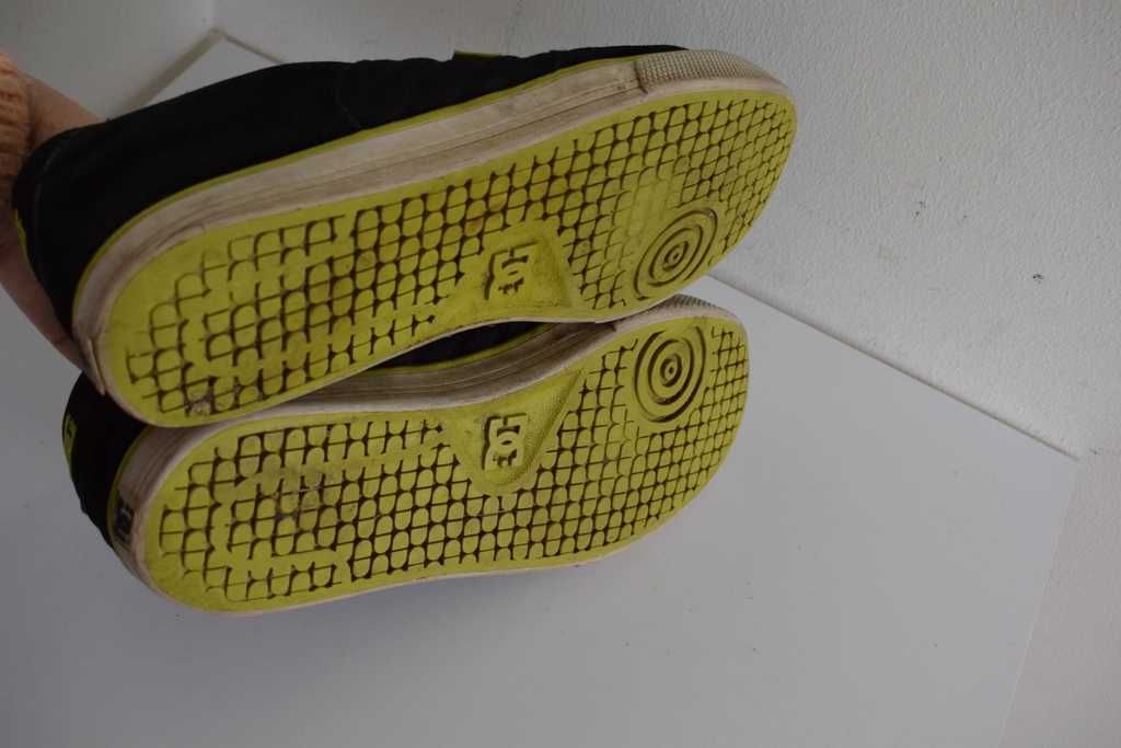 Buty DC Course Black soft lime czarne buty sneakersy 43