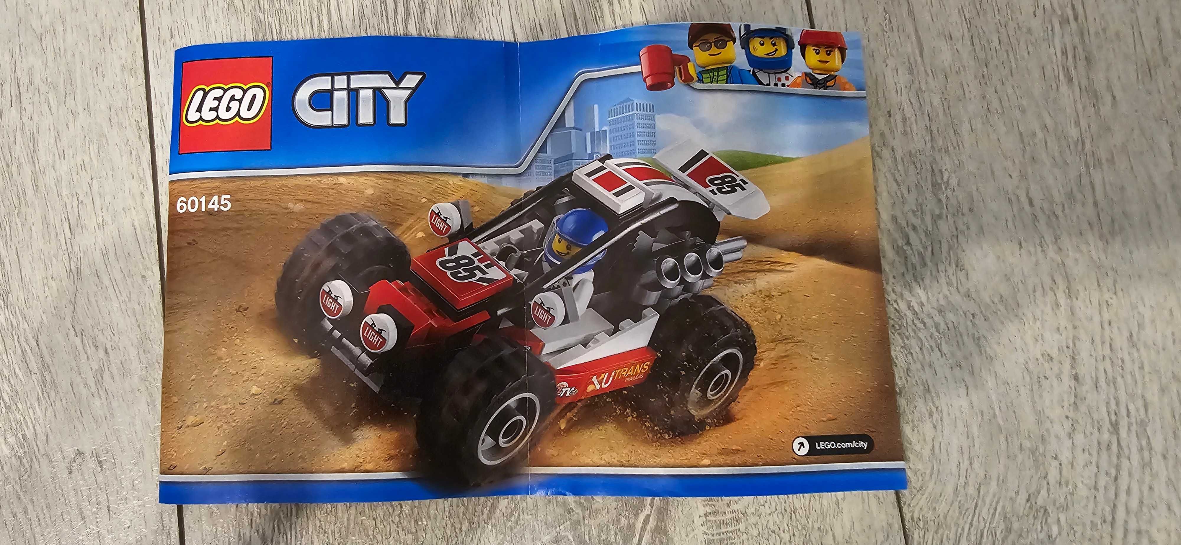 LEGO CITY 60145 Łazik kompletny stan bdb 81 elementów