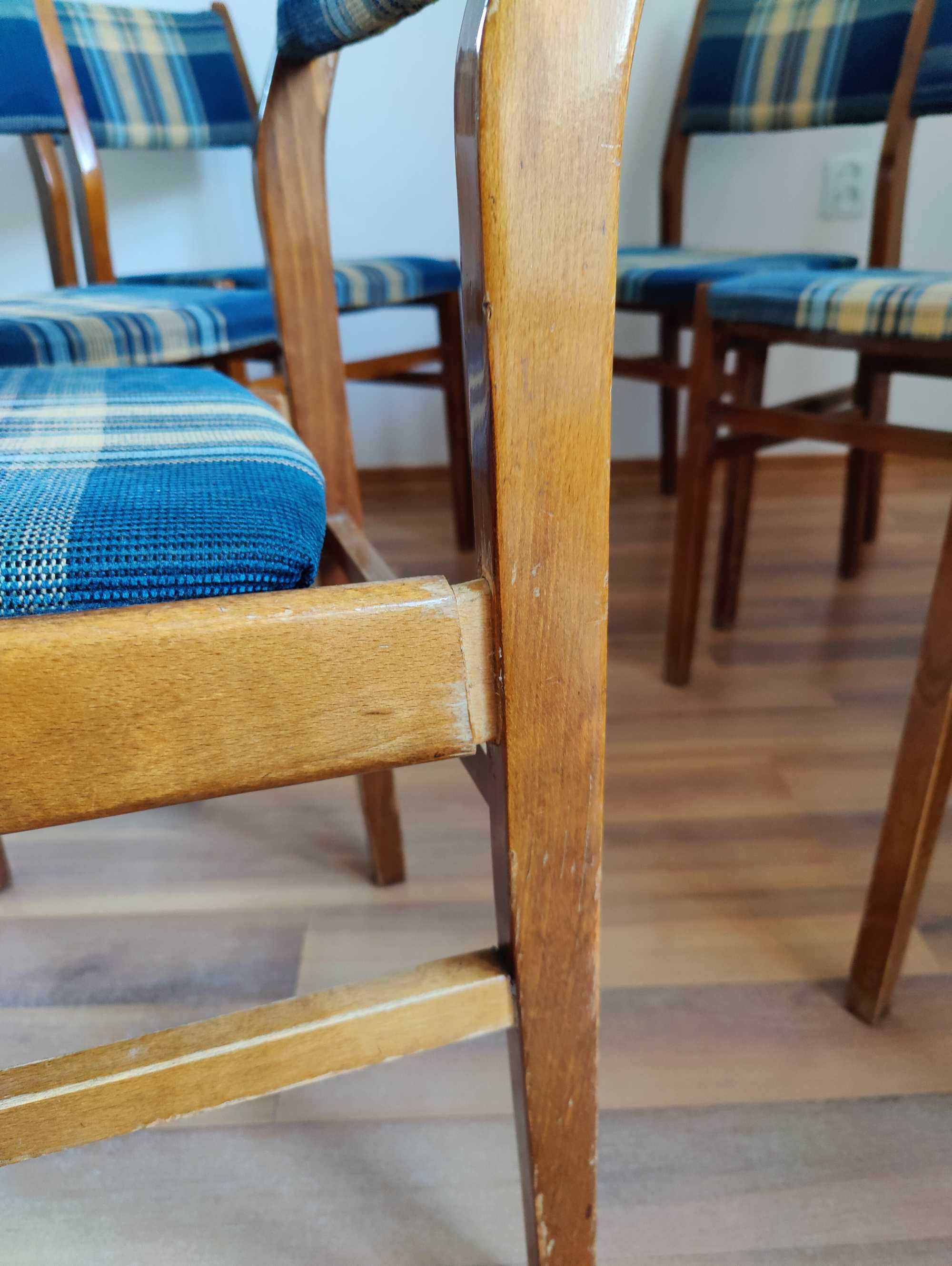 Krzesła PRL KOMPLET 6 sztuk za 200zł