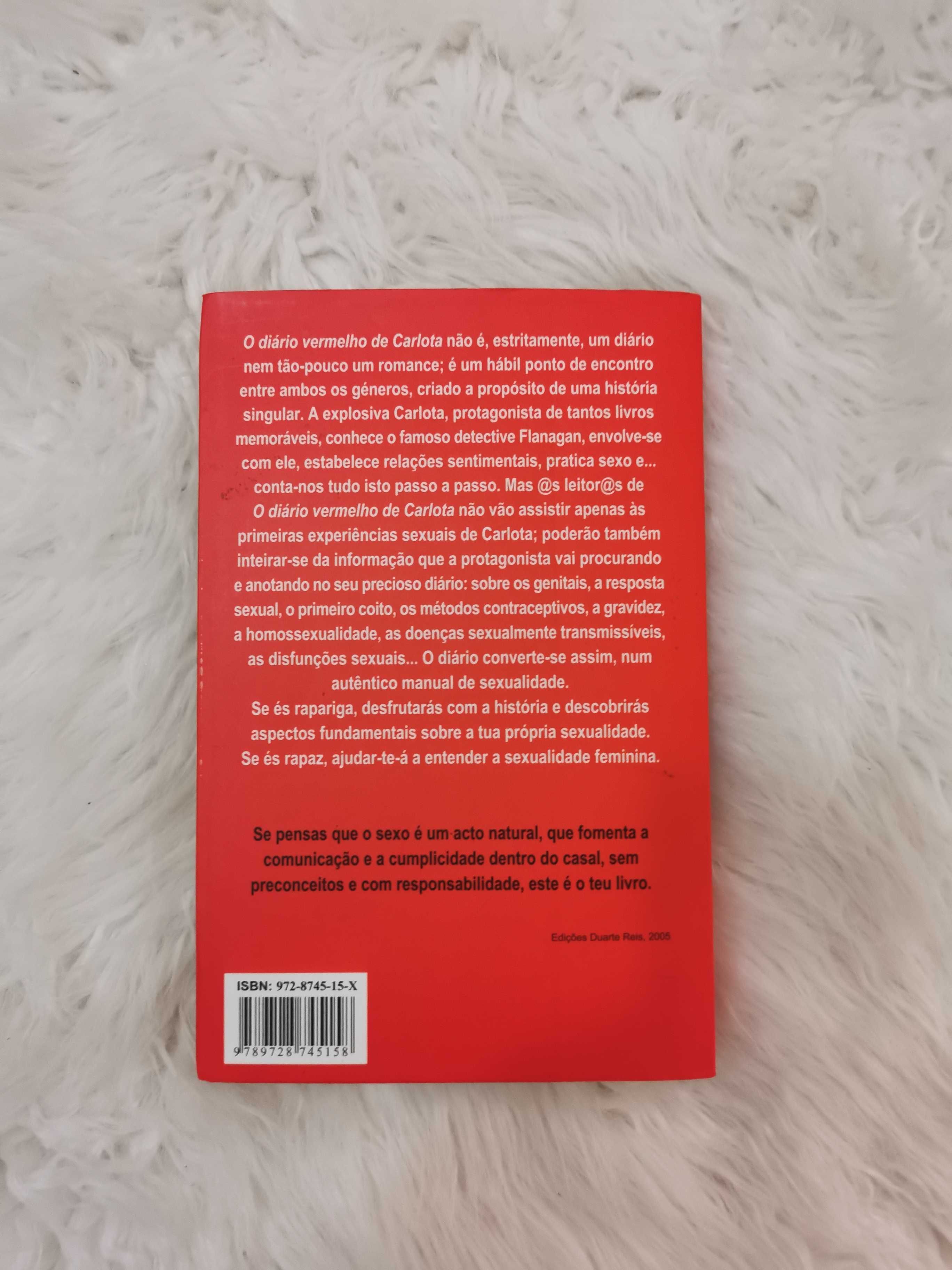 Livro "O diário vermelho de Carlota"