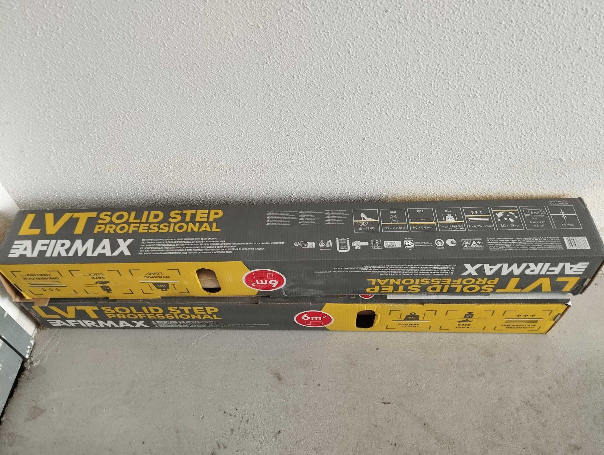Podkłady podłogowe Afirmax Solid Step Professional LVT 1 mm 6 m2- 2 sz