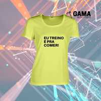 TSHIRT Feminina Crosstraining EU TREINO É PRA COMER!