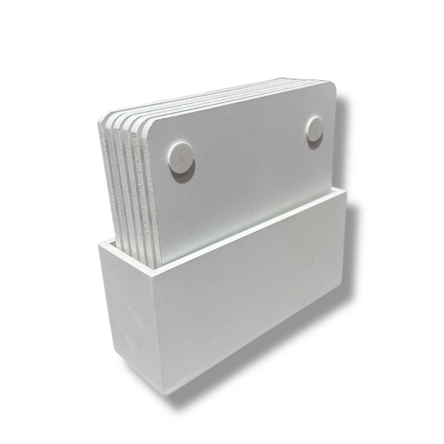 Conjunto Bases Quadradas Madeira - Novo