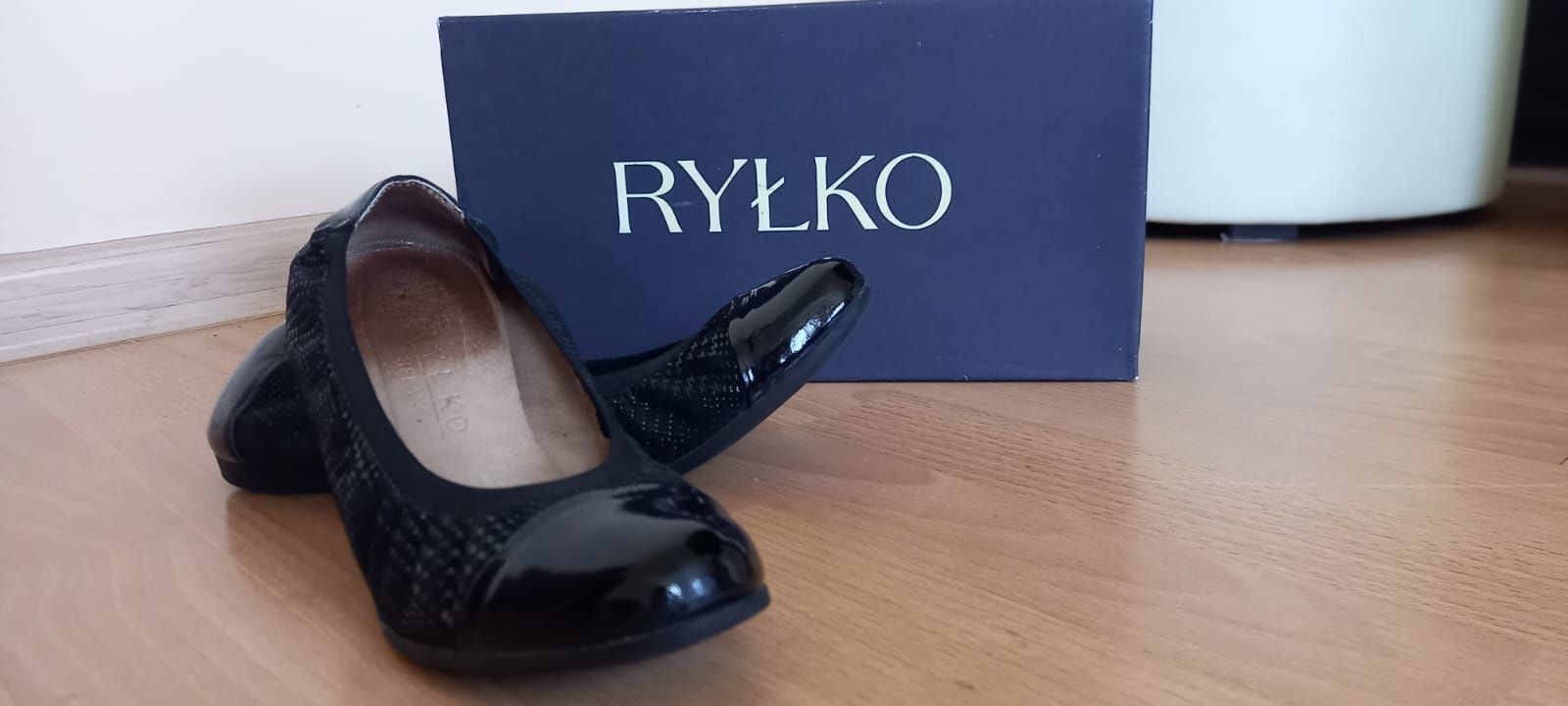 Baleriny Ryłko 37,5. Stan idealny! Skóra naturalna.
